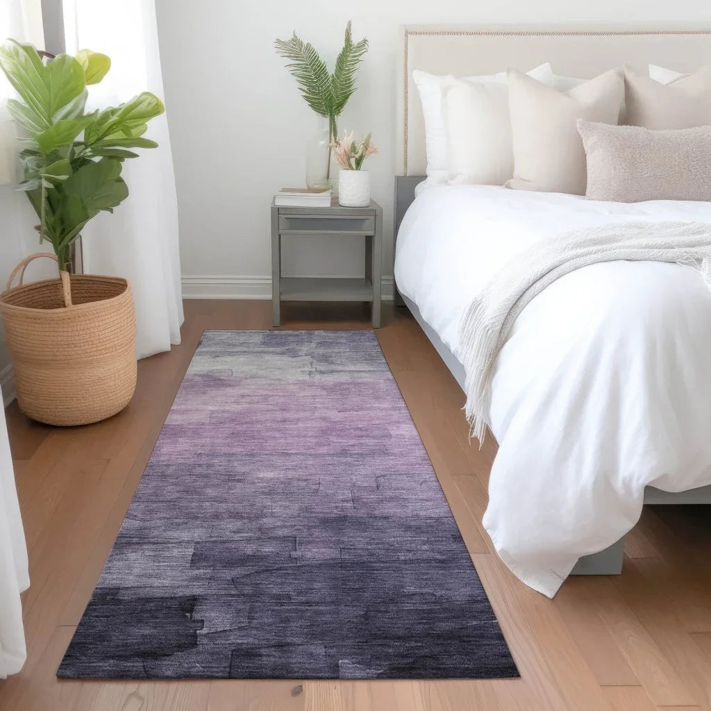 Sylari Purple Washable Indoor - Outdoor Rug - LOOMLAN - LOOMLAN Rugs - Outdoor Rugs