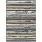 Sylira Charcoal Washable Indoor-Outdoor Rug-Outdoor Rugs-LOOMLAN Rugs-2'6" x 3'10"-LOOMLAN
