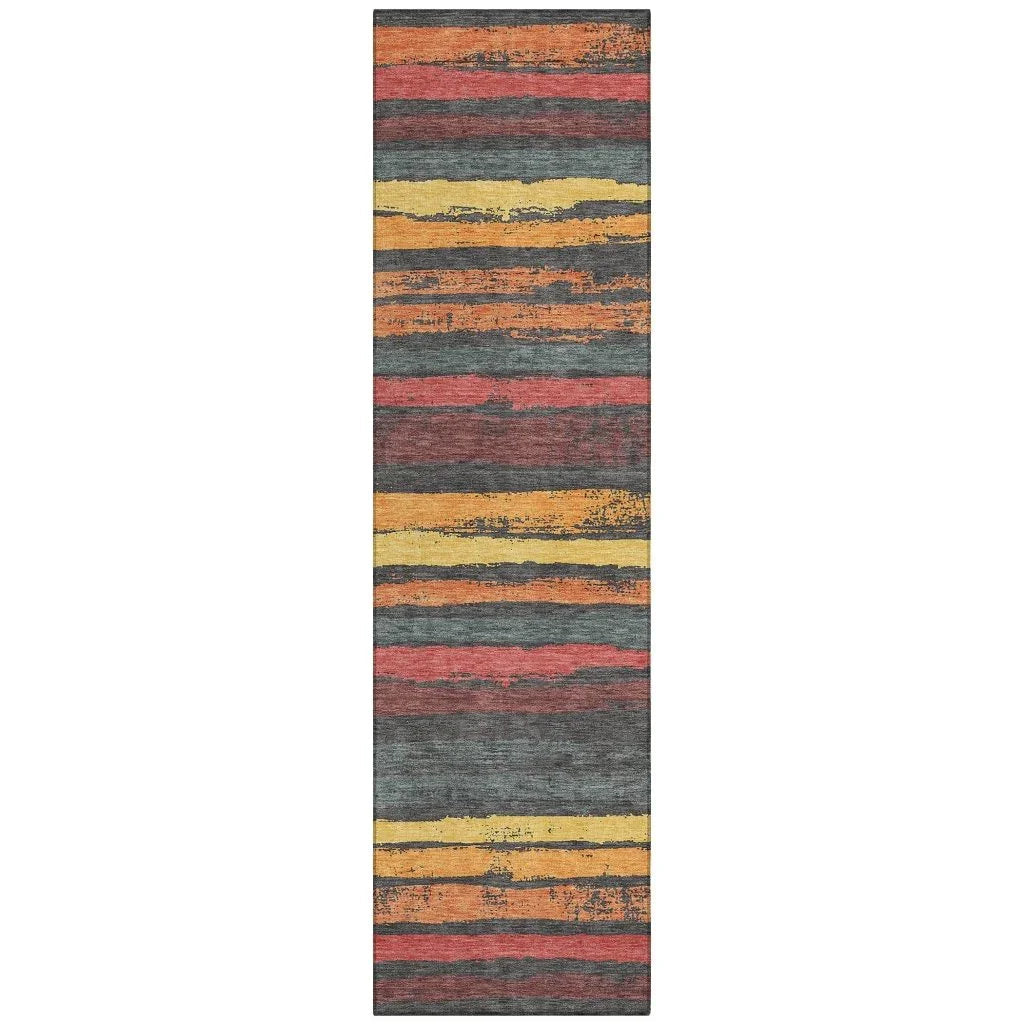 Sylira Granite Washable Indoor-Outdoor Rug-Outdoor Rugs-LOOMLAN Rugs-2'3" x 7'6"-LOOMLAN