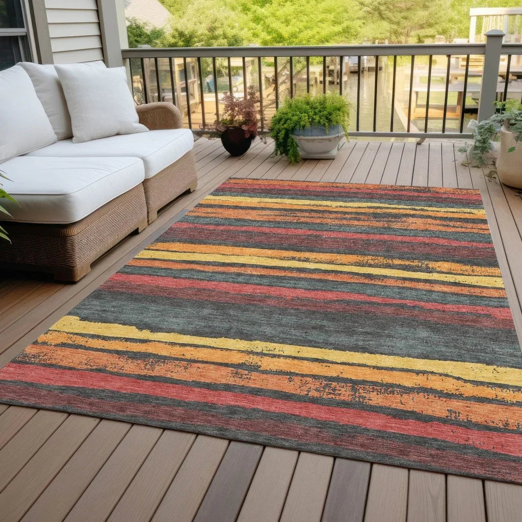 Sylira Granite Washable Indoor-Outdoor Rug-Outdoor Rugs-LOOMLAN Rugs-LOOMLAN