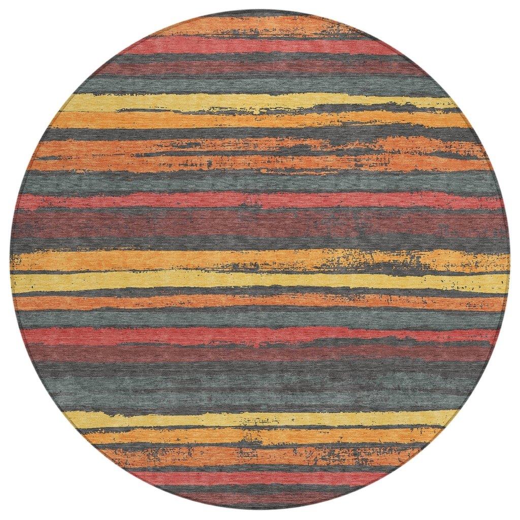 Sylira Granite Washable Indoor-Outdoor Rug-Outdoor Rugs-LOOMLAN Rugs-8' x 8'-LOOMLAN