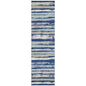 Sylira Navy Washable Indoor-Outdoor Rug-Outdoor Rugs-LOOMLAN Rugs-2'3" x 7'6"-LOOMLAN