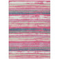 Sylira Pink Washable Indoor-Outdoor Rug-Outdoor Rugs-LOOMLAN Rugs-2'6" x 3'10"-LOOMLAN