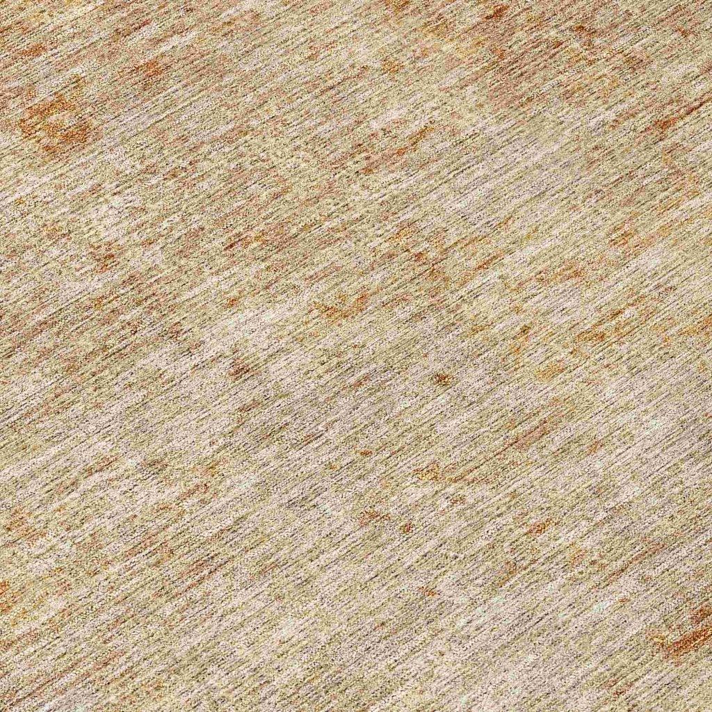 Sylvaine Orange Washable Indoor - Outdoor Rug - LOOMLAN - LOOMLAN Rugs - Outdoor Rugs