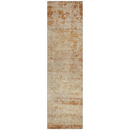 Sylvaine Orange Washable Indoor - Outdoor Rug - LOOMLAN - LOOMLAN Rugs - Outdoor Rugs