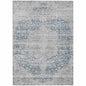 Sylvia Blue Washable Indoor - Outdoor Rug - LOOMLAN - LOOMLAN Rugs - Outdoor Rugs