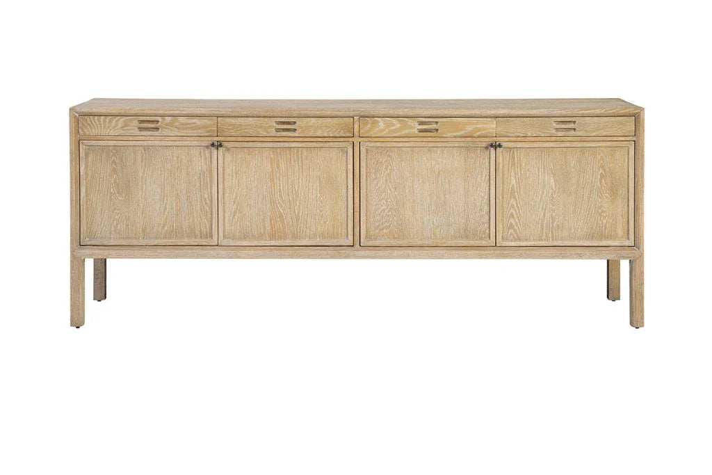 Sylvia Two Drawer Wood Sideboard - LOOMLAN - Furniture Classics - Sideboards