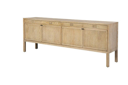 Sylvia Two Drawer Wood Sideboard - LOOMLAN - Furniture Classics - Sideboards