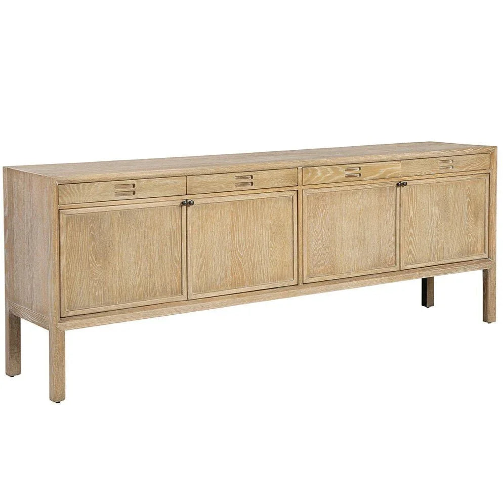Sylvia Two Drawer Wood Sideboard - LOOMLAN - Furniture Classics - Sideboards