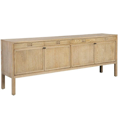 Sylvia Two Drawer Wood Sideboard - LOOMLAN - Furniture Classics - Sideboards