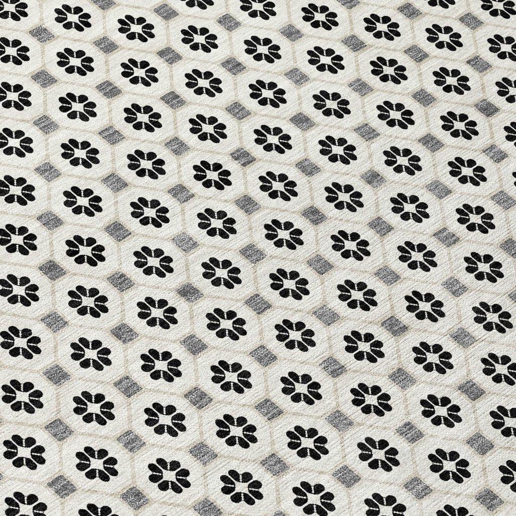 Symara Ivory Washable Indoor - Outdoor Rug - LOOMLAN - LOOMLAN Rugs - Outdoor Rugs