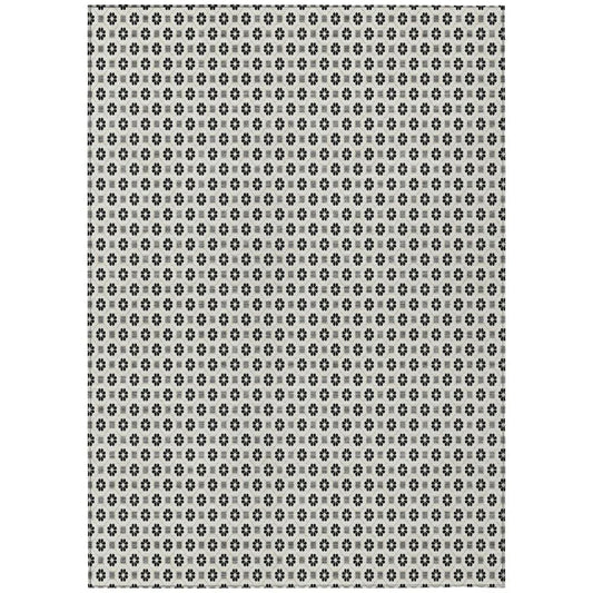 Symara Ivory Washable Indoor - Outdoor Rug - LOOMLAN - LOOMLAN Rugs - Outdoor Rugs