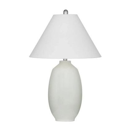 Syndee Versatile Cream Ceramic Table Lamp - LOOMLAN - Bassett Mirror - Table Lamps