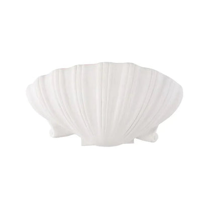 Syrie Plaster Finish Shell Wall Sconce - LOOMLAN - Wildwood - Wall Sconces