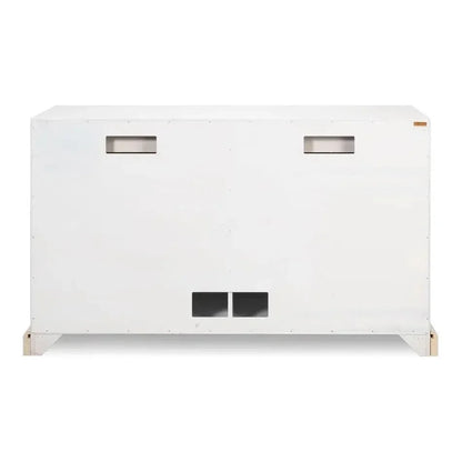 TV Stand Media Console Cortina White Wood - LOOMLAN - Sarreid - TV Stands & Media Centers