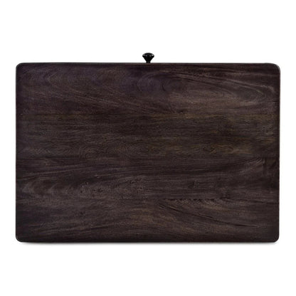 Tabitha Dark Brown Soft - Close Drawer Nightstand - LOOMLAN - Moe's Home - Nightstands