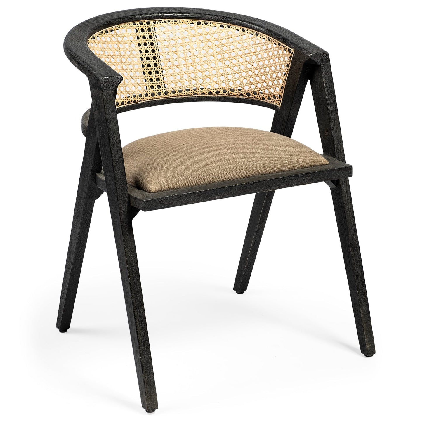 Tabitha Linen Wrap Seat Dining Chair (Set of 2)