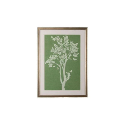 Tableau In Sage Antiqued Silver Framed Artwork-Framed Wall Art-Chelsea House-Sage II-LOOMLAN