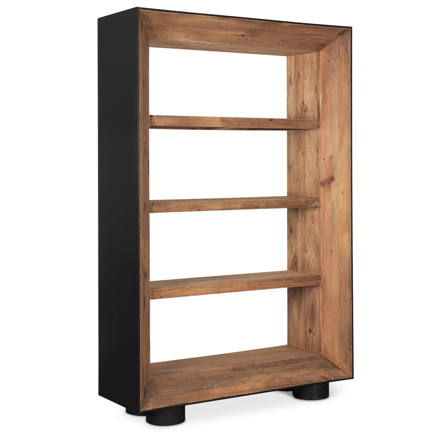 Tabor Natural Wooden Modern Etagere-Etageres-Mercana-LOOMLAN