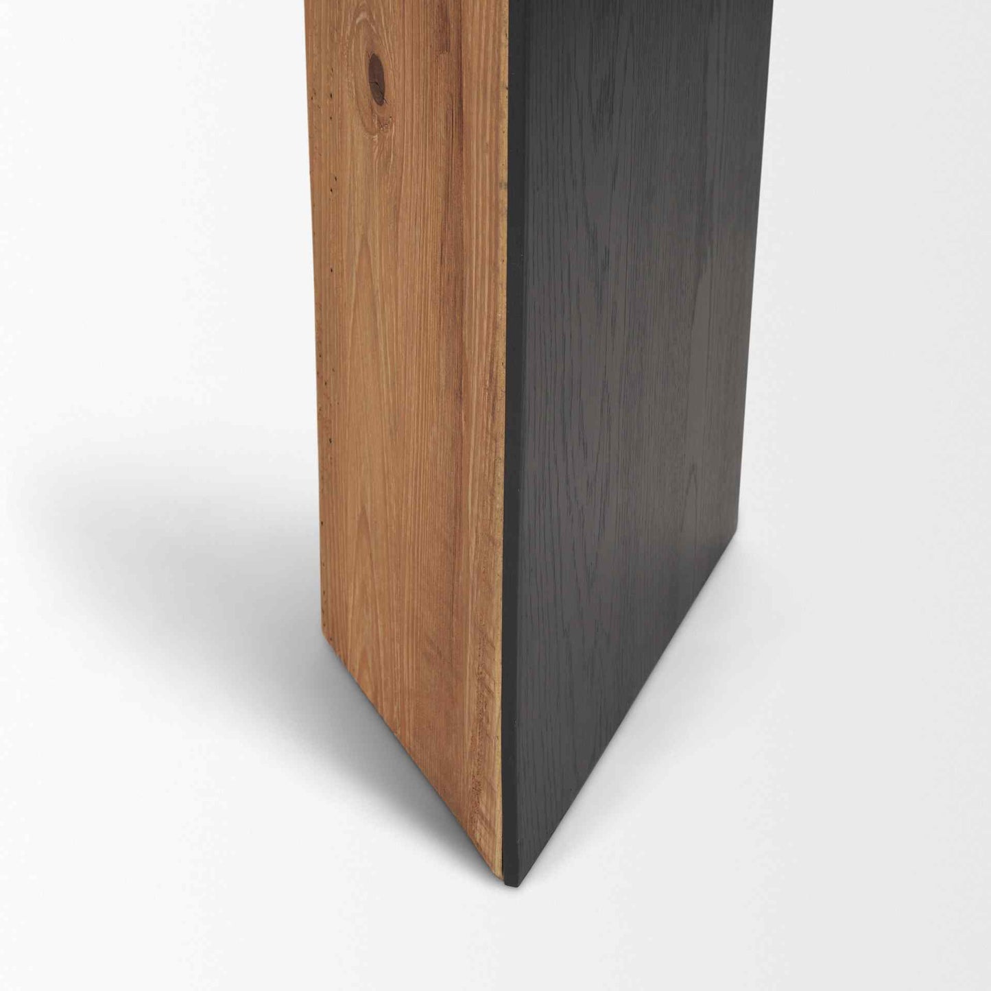 Tabor Natural Wooden Waterfall Console Table