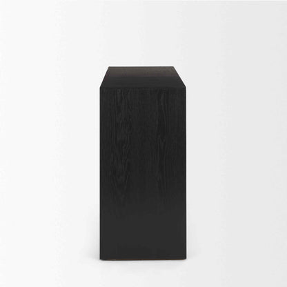 Tabor Natural Wooden Waterfall Console Table