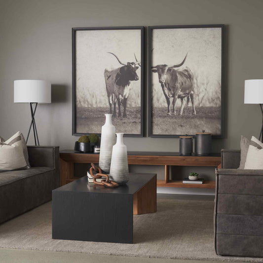 Tabor Natural Wooden Waterwall Media Console