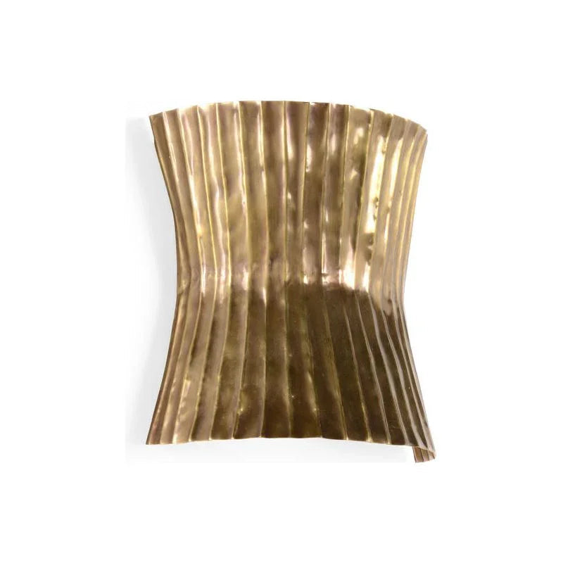 Tabuk Antique Brass Finish Wall Sconce - LOOMLAN - Wildwood - Wall Sconces