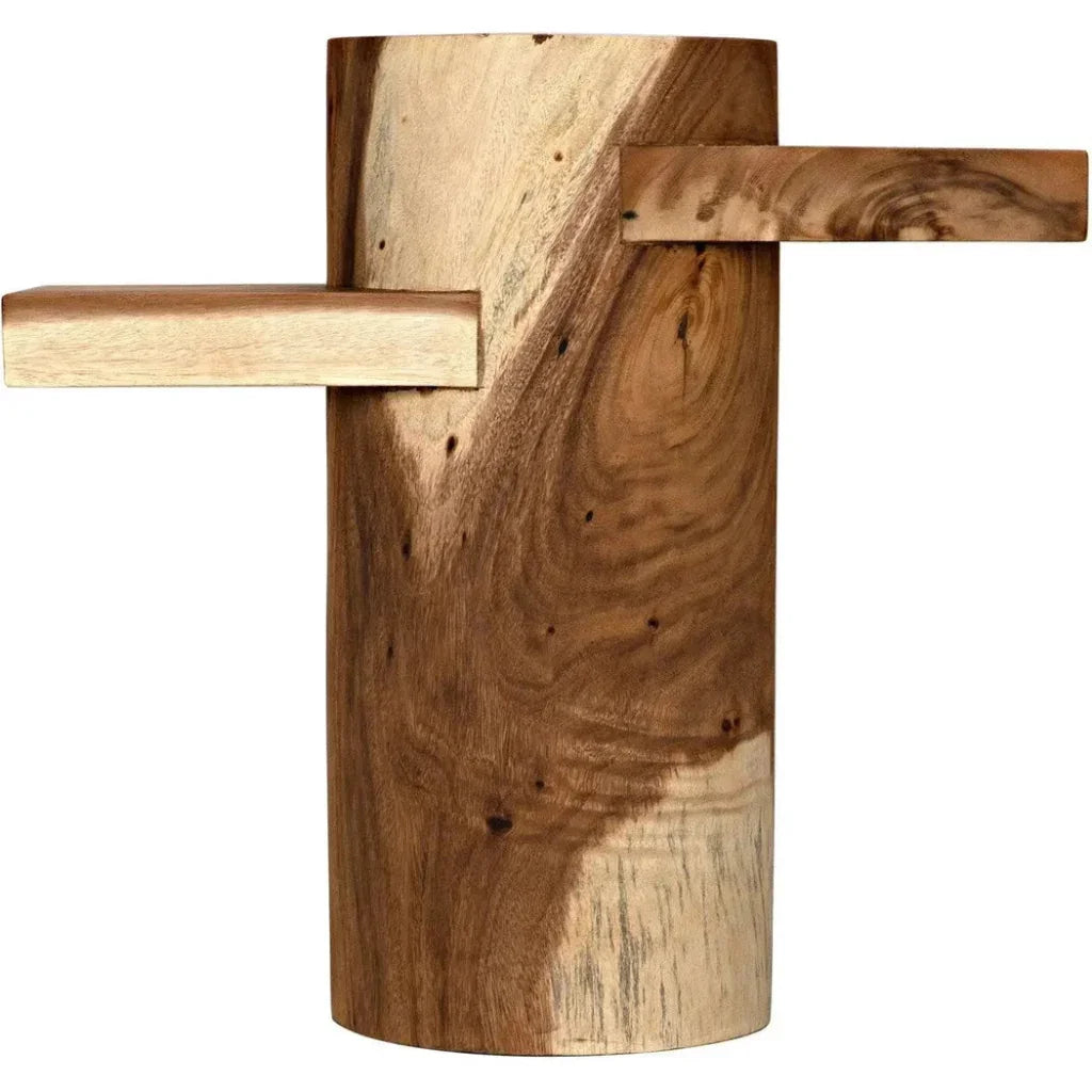 Tabula Side Table, Munggur Wood - LOOMLAN - Noir - Side Tables