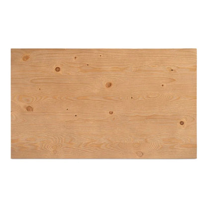 Tade Brown Pine Wood Three Drawer Nightstand - LOOMLAN - Moe's Home - Nightstands