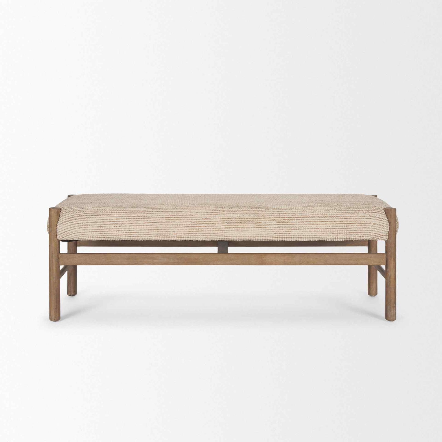 Tadi Rectangular Dark Brown Wood Bench