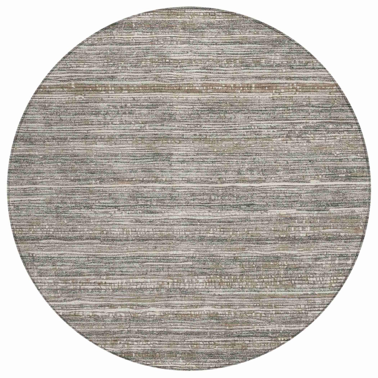 Taelain Brown Washable Indoor-Outdoor Rug