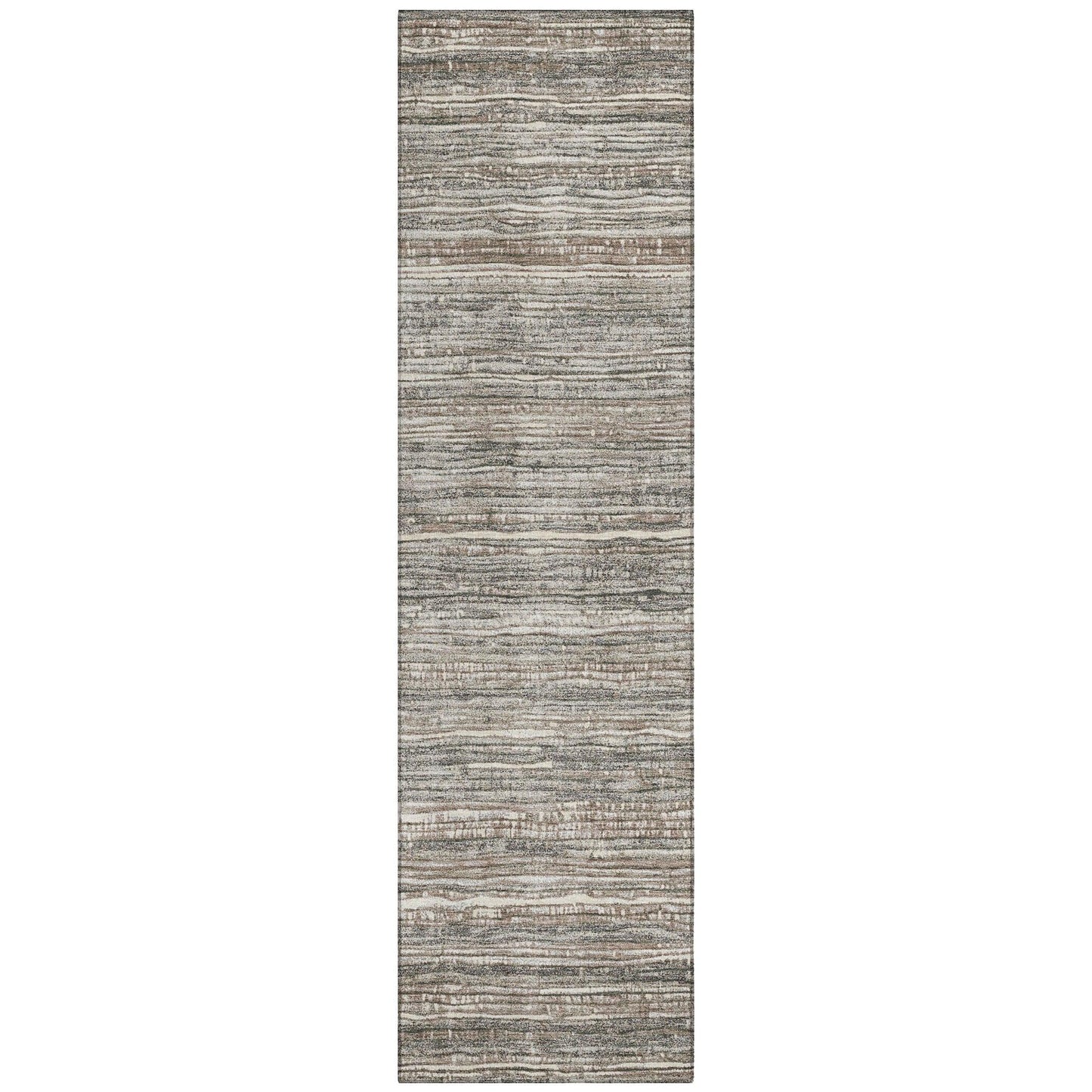 Taelain Brown Washable Indoor-Outdoor Rug