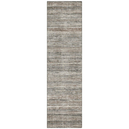 Taelain Brown Washable Indoor-Outdoor Rug