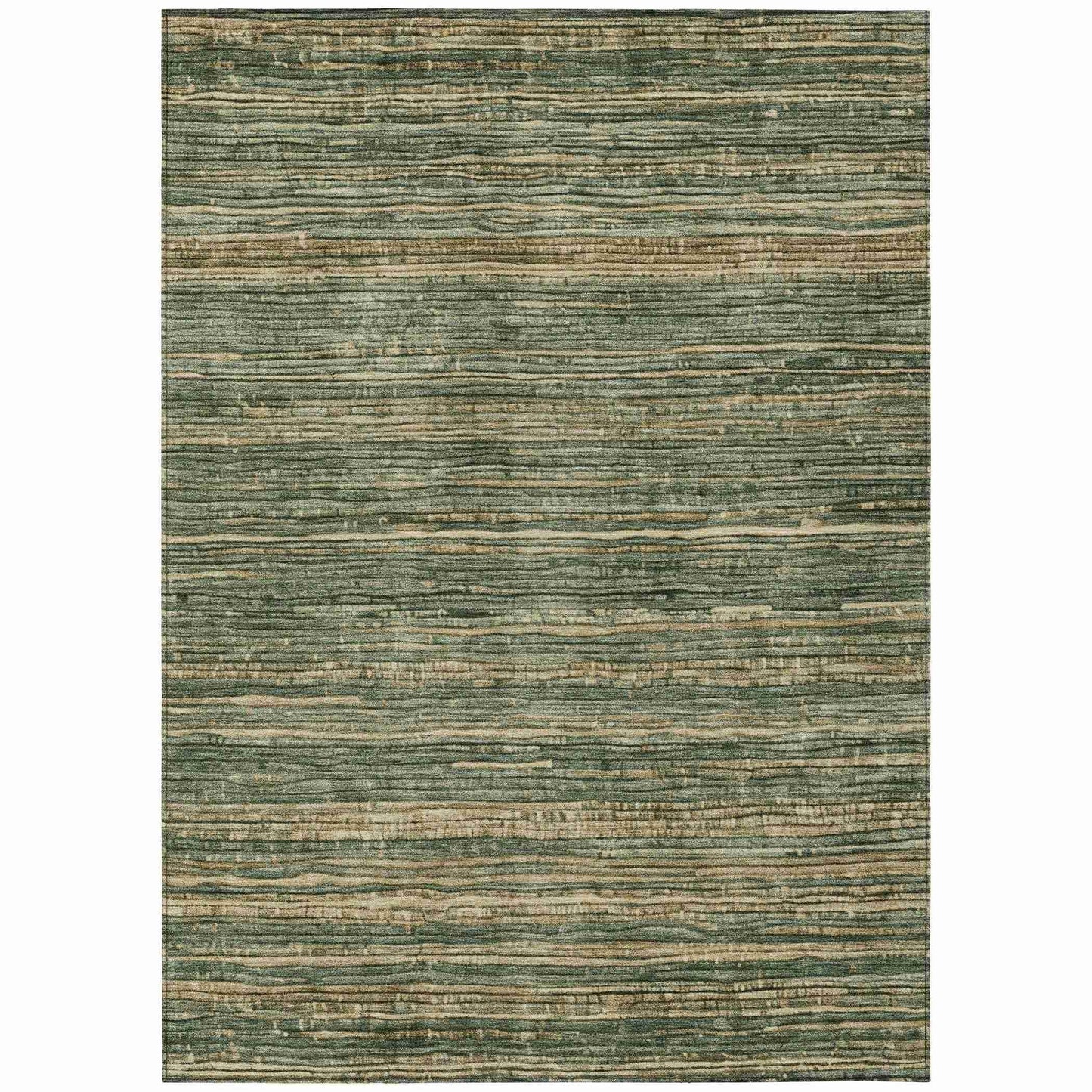 Taelain Fern Washable Indoor-Outdoor Rug