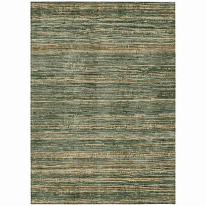 Taelain Fern Washable Indoor-Outdoor Rug