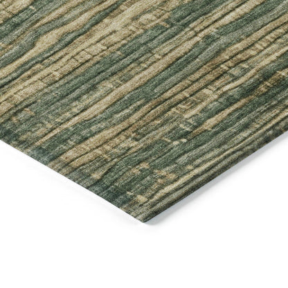 Taelain Fern Washable Indoor-Outdoor Rug