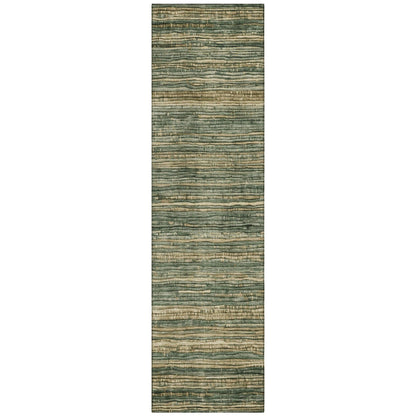Taelain Fern Washable Indoor-Outdoor Rug