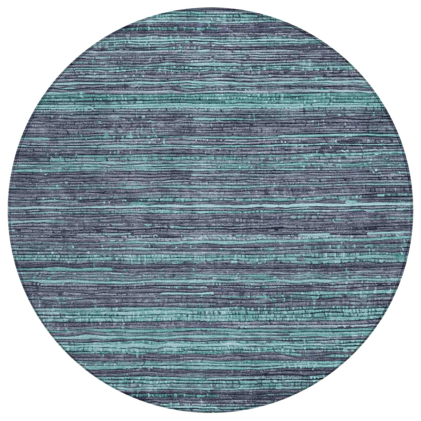 Taelain Teal Washable Indoor-Outdoor Rug