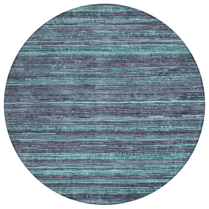 Taelain Teal Washable Indoor-Outdoor Rug