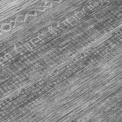 Taelanor Gray Washable Indoor-Outdoor Rug