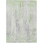 Taelara Green Washable Indoor-Outdoor Rug