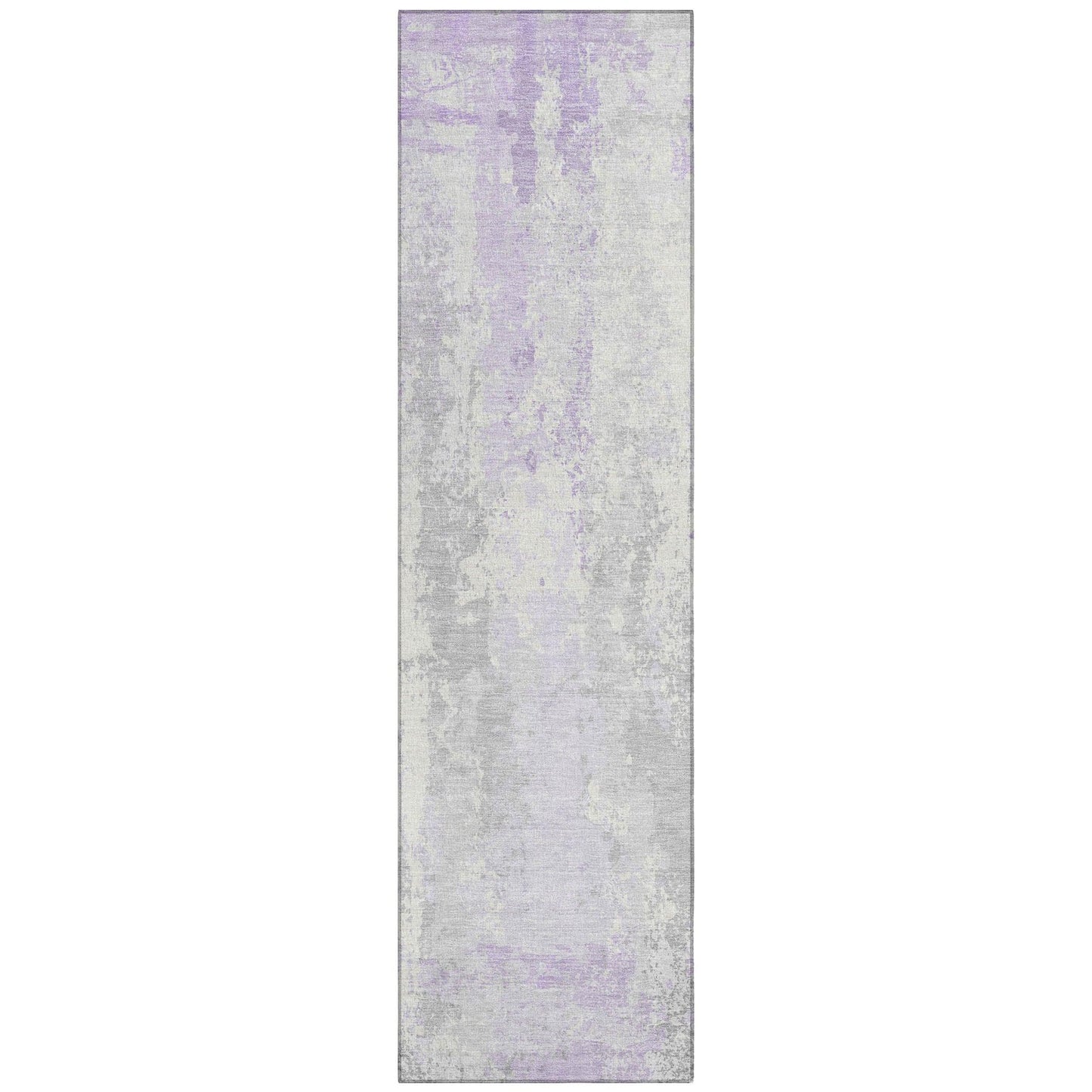 Taelara Purple Washable Indoor-Outdoor Rug