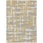 Taelaris Gold Washable Indoor-Outdoor Rug