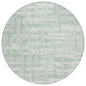 Taelaris Green Washable Indoor-Outdoor Rug