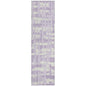 Taelaris Purple Washable Indoor-Outdoor Rug