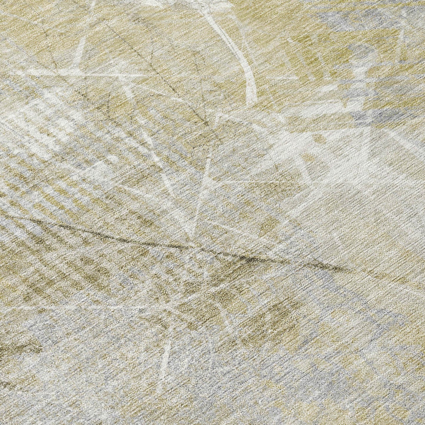 Taelas Brown Washable Indoor-Outdoor Rug