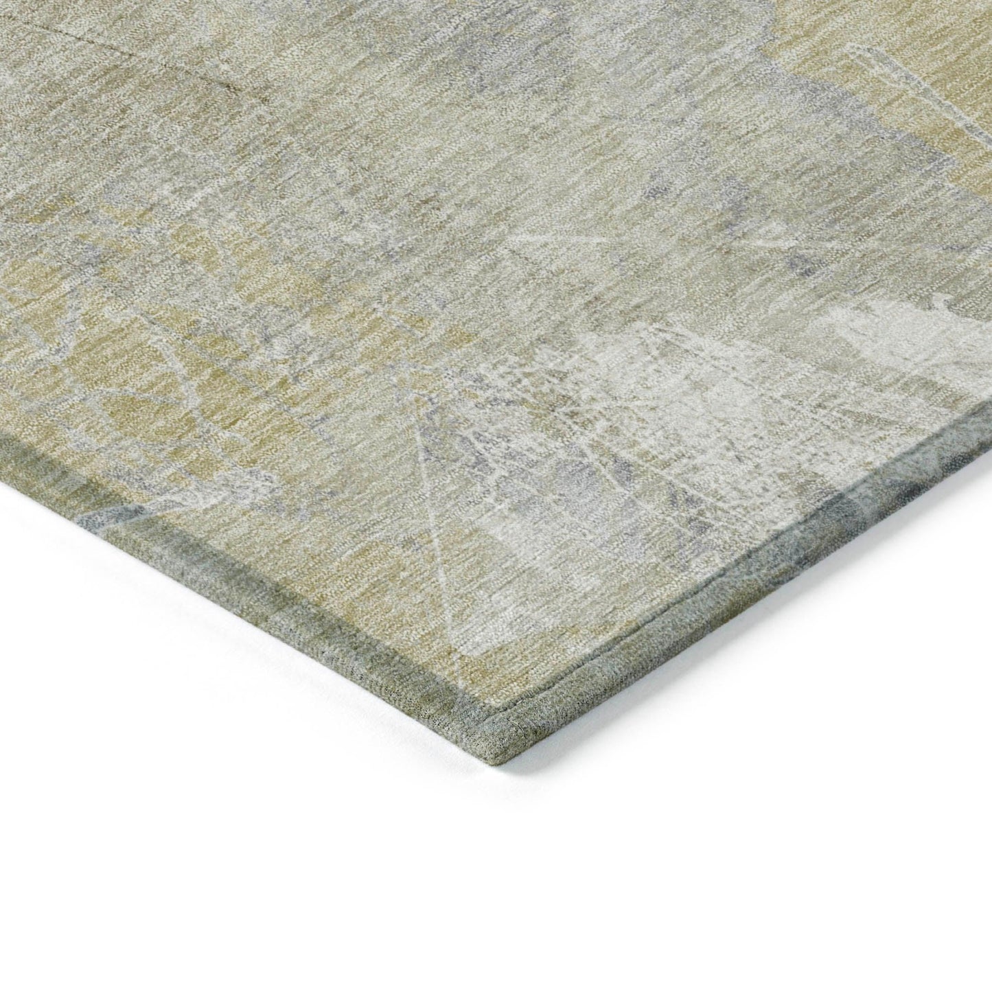 Taelas Brown Washable Indoor-Outdoor Rug