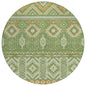 Taelien Green Washable Indoor-Outdoor Rug