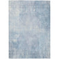 Taelion Blue Washable Indoor-Outdoor Rug