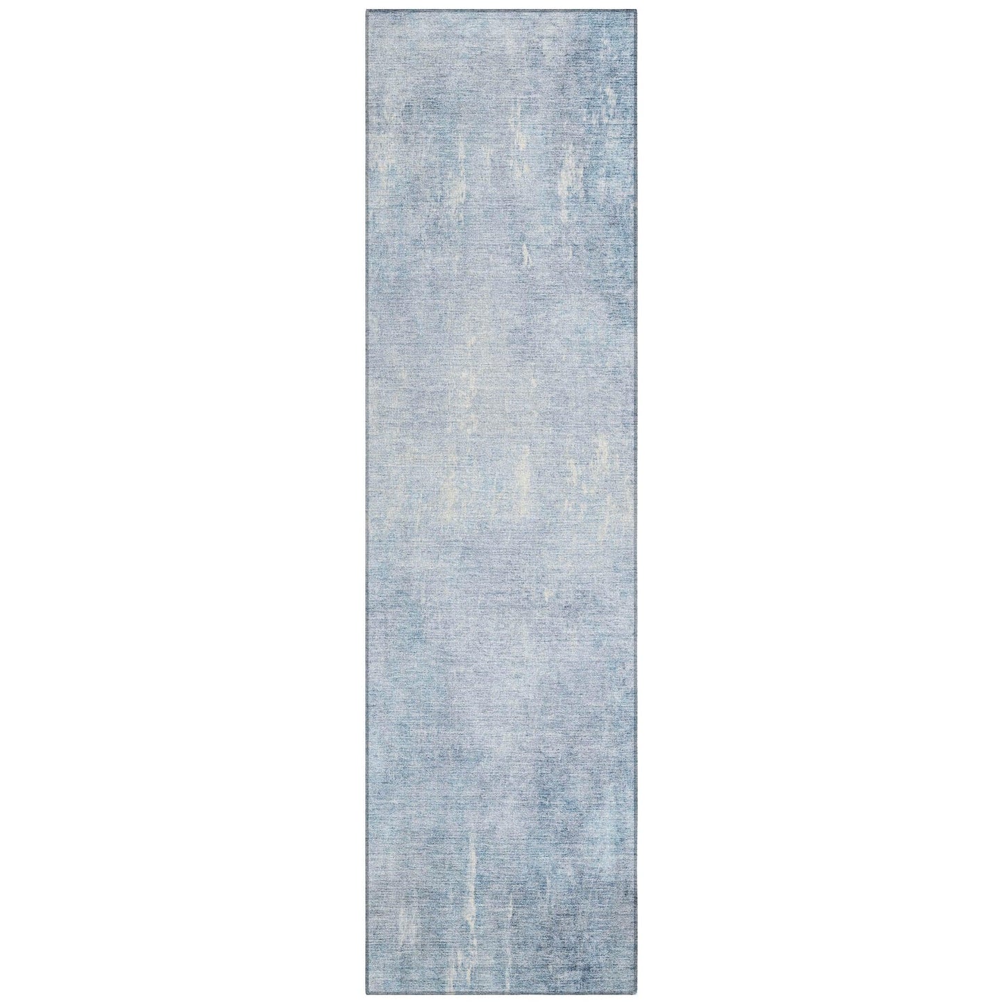 Taelion Blue Washable Indoor-Outdoor Rug